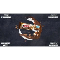Hanuta Schokoriegel Riegel Milch & Nuss, 483g, Je 34,5g, 14 Riegel -Hause Gemischtwaren Geschäft fc995d1bf09504228c876af0fb5c4caab416f42c schokoriegel hanuta riegel milch und nuss