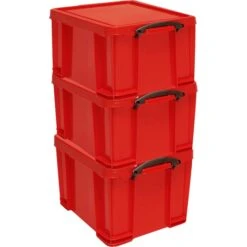 Really-Useful-Box Aufbewahrungsbox 35R, 35Liter, Mit Deckel, Kunststoff, Rot, 48 X 39 X 31cm -Hause Gemischtwaren Geschäft fe94aee4251908054373c020faee9dde5ee7890f aufbewahrungsbox really useful box 35r 35liter
